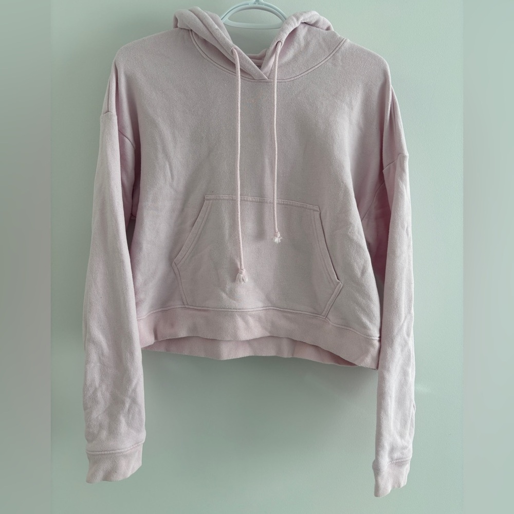 🩷 ARITZIA TNA Baby Pink Hoodie Sweater - XS